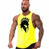 brand gyms clothing Men Bodybuilding and Fitn Stringer Tank Top Vest sportswear Undershirt muscle workout Singlets Gym shirt d5PF#