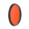 Filtros bgning 52mm/58mm Ultra-fino vermelho/azul/laranja/amarelo lente de filtro de plástico para lente de câmera DSLR para Hero 8 Cameral2403