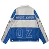 Y2K Retro Cool Baseball Uniform Detachable Motorcycle Jacket Men Women Casual Loose Biker Jackets Hip Hop Harajuku Coats 240320