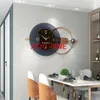 壁の時計豪華時計大型サイズの家の装飾モダンなデザインリビングルームの装飾デジタルウォッチklokken wandklokken