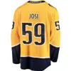 Нэшвилл Custom Predators хоккейные майки 74 Juuse Saros 2 Люк Шенн 44 Kiefer Sherwood 10 Colton Sissons 36 Коул Смит 16 Джейсон Цукер 14 Густав Найквист