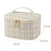 Storage Bags Nylon Cosmetic Bag Large Capacity Solid Color Zipper Wash Toiletries Organizer Cylinder Makeup Case Travel