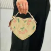 Bolsas de diseñador Bag Bag Fomen Mujeres Bolsos de hombro clásicos Bolsas Bolsas Lady Totes Mochila Old Flower Love Box logo de la mujer Bolso de la mujer Lindo Heart Stripe Crossbody Bag A0325