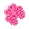 Baking Moulds 2/4/6PCS Cross Shapes Earrings Resin Mold Snake Silicone Craft Molds Bear Mould To For Epoxy Jewellery Making