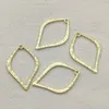 Arrival 35x2m 100pcs Zinc Alloy Oval Charm For Handmade Earring Necklace Parts DIY Making Jewelry Findings Components 240309