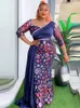 Ethic Clothing Sukienki z indyka dla kobiet afrykańska luksusowa cekina maxi sukienka na wieczorne sukienki plus size szatą africaine femme dashiki