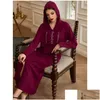 Abbigliamento etnico Eid Abaya con cappuccio per diamanti Donna Musulmana Dubai Abito lungo maxi Turchia Arabo Caftano Islam Party Marocchino Djellaba Dro Ot4Vb