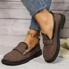 Casual Shoes Spring Autumn For Women Slip-On Ladies Loafers Belt Buckle Shallow Flats 2024 Shoe Round Toe Zapatos Mujeres