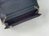 10A Designer -Upgrades für Magnetschnalle Griff Chip Zertifizierung Mini WOC Kaviar Schaffell Frauenkette Brieftasche mit Box Brieftasche Crossbody Tasche