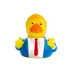 Novità Divertente 2022 UPS Anatre in PVC Cartone animato Bagno Galleggiante Giocattoli d'acqua Donald Trump Duck Sfida Presidente MAGA Forniture per feste Regalo creativo 8,5 * 10 * 8,5 cm