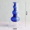 Vasen Vase, moderne Heimdekoration, Wohnzimmerdekoration, Terrarium, Pflanze, Blumentopf, Dekoration, transparente Farbe, Kunst, Doppelglasvasen