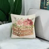 Pillow Easter Pillowcase Egg Flower Boot Case Holiday Decoration Sofa Bedroom Square Throw Cover Festival