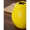 Vasos Único Pamplemousse Vaso em forma para decoração frutas cerâmica flores enfeites de mesa casa