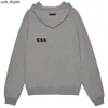 ESS -Männer und Frauen dünn für Velvet Hoodie Casual Modetrend Designer Sportswear Set übergroße Baumwoll Kapuze EUVF