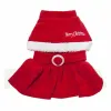 Jaquetas PUPCA Natal Roupas para Cães Pequenos Cães Santa Fantasia de Inverno Pet Saias para Poodle Yorkie Chihuahua Roupas Roupas de Gato