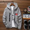 Casual Rits Pier Pro DJ heren Windjack Pilot Jas Dunne Windjack Bomber Capuchon Mannelijke Sport t-shirts Hoodie S-7XL u9AE #