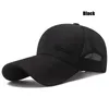 Berretti da baseball 4 colori Moda classica Sport all'aria aperta Berretto da baseball Casual Cappelli snapback in cotone Mesh traspirante Design a tesa estesa