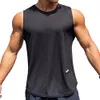 Zomer tanktoppen Heren Gym Fitn Training Kleding Snel Droog Silm Fit Bodybuilding MoUwloze Shirts Mannen Mode Basketbal Vest R0VD#