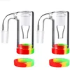 14mm Coletores de Cinzas de Vidro Grosso Coletor de Fumar Hookah Bongs Bubbler Tubulação de Água Dab Rig Acessórios