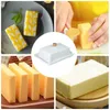 Plates Ceramic Butter Dish With Lid Rectangle Silicone Seals Keeper Airtight And Fresh Kitchen Countertop Supplies