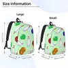 Backpack Men Women Large Capacity School For Student Bowling Pins And Balls Bag