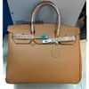 Women Handbag BK L 2023 New Genuine Leather Bag 40cm Lychee Pattern Top Layer Cowhide Large Lock Bag Handbag Soft Leather Womens Bag