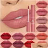Lip Gloss Liquid Lipstick Matte Stberry Cosmetic Waterproof Glaze Non-Stick Cup Long Lasting Tint Makeup Drop Delivery Health Beauty L Dhcrz
