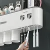 Holders Bathroom Accessories Toothbrush Holder Wall For Automatic Distribution Of Toothpaste And Toiletries Shelves Toothbrush Holder