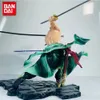 Anime Manga Hot One Piece 10 cm Figure d'anime GK Roronoa Zoro à trois lames Sa-maximum Manga Anime Statue Action Figure Collection Modèle Enfant Jouet yq240325