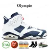 Avec Box Jump Man 6 Chaussures de basket-ball 6S Aqua Toro Bravo Cool Grey UNC Georgetown Midnight Navy Red Oreo Universit