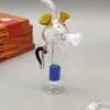 화려한 동물 귀여운 작은 마우스 모델링 유리 물 파이프 흡연 파이프 관절기 버버