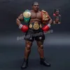 Action Toy Figures 18cm boxing champion Mike Tyson action picture PVC collectible doll final circular boxing Tyson statue with belt model toy giftC24325