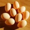 Accessories 200 Pcs Chicken House Small Fake Eggs 5*3.4cm Farm Animal Supplies Cages Accessories Guide Chicken nest Egg Kids Toys