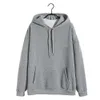 Stijlvolle Heren Hoodie Met Capuchon Warme Grote Zak Eenvoudige Stijl Herfst Hoodie j0Ra #