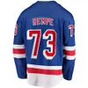 New Custom Rangers Hockey Jerseys 73 Matt Rempe 10 Artemi Panarin 93 Mika Zibanejad 31 Igor Shesterkin 23 Adam Fox 20 Chris Kreider