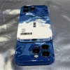 Étuis de téléphone portable Étui pour IPHONE13PROMAX 14PLUS 14PRO 14PROMAX IPHONE15 15PRO 15PLUS 15PROMAXétui de téléphone portable rigide en acrylique bleu vent froid simpleY240325