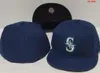 Mariners en gros unisexe Snapbacks Sox Baseball Designer Luxury Caps ajustés de la lettre de taille