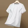 Esporte de secagem rápida t camisa dos homens mangas curtas verão camiseta casual branco preto oversize 5xl topo tees ginásio tshirt roupas 240321