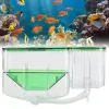 Tanks Aquarium Fish Tanks Bell Box Little Fish Doublelayer Isolation Inkubator för små fiskräka Fish Tank Hatching Inkubator