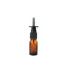 Garrafas de armazenamento frascos 6/10/20/50Pack 10ml âmbar spray nasal garrafa de vidro nariz névoa pulverizador cabeça vazia recarregável atomizador dro dhku3