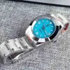 Montre-bracelets 36 mm 39 mm à bord plate Polied bleu Automatic Mens S NH35 Sports Tandorio Brand 904L Bracelet Exploration Dialc24325