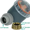 Kit KESLA Irrigatore per irrigazione da giardino Valvola a sfera automatica Timer Irrigatore Sistema di controllo per irrigazione a goccia Serra per interni ed esterni