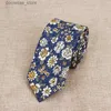 Neck Ties Neck Ties Hot New Sell Cotton Mens Colourful Casual Tie For Man Ties Narrow Kids Necktie Slim Skinny Cravate Narrow Thick Neckties 6cm Y240325