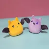 Coussins 5 balles effrayant chauve-souris balles d'animaux en peluche oreiller collation nourriture peluche peluche Halloween fête accessoire squishy mini poupées enfants cadeau