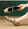 Elegant Spring Woman Square Toe Solid Lolita Loafers Black Ballerina Party Flats Kawaii Barefoot Designer Mary Jane Shoes 240320