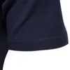aiopeson 2023 New Summer Men's 100% Cott Single Pocket Shirts Casual Short Sleeve Turndown Collar Polos Man N8qP#