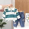 Ensembles de vêtements 2024 Vêtements de bébé de printemps 1 à 5 ans T-shirts et pantalons pour enfants
