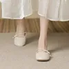 Casual Shoes 2024 Högkvalitativa damer Mary Jane Women's Flats Summer Flat Women Pearl Decoration Slip-On Soft Bottom