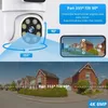 4K 8MP WiFi Camera Dual Lens Dual Screen 4x Digital Zoom IP Camera Auto Tracking Outdoor Home CCTV Surveillance Camhipro