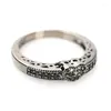 With Side Stones 2 Pcs /pair Trendy Engagement Wedding Rings Cz Black Gold Party Jewelry Bague Femme Anillos For Couple